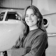 gretchen-pals-headshot-in-black-and-white-an-avionics-student-scholarship-winner